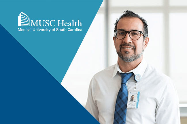 Virgilio George, M.D., Director of the Division of Colorectal Surgery, MUSC.