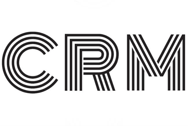 Text that reads C R M