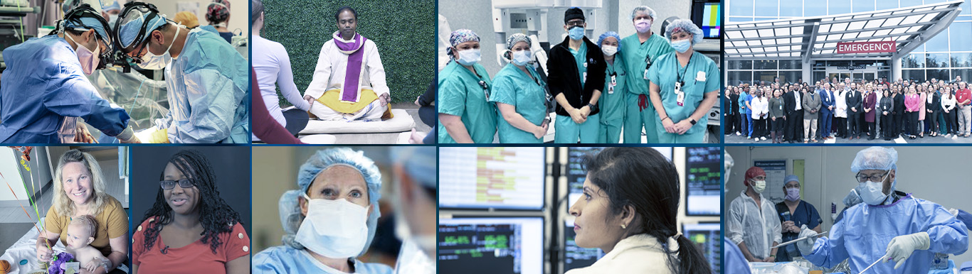 Collage of MUSC Health Care Team Members 