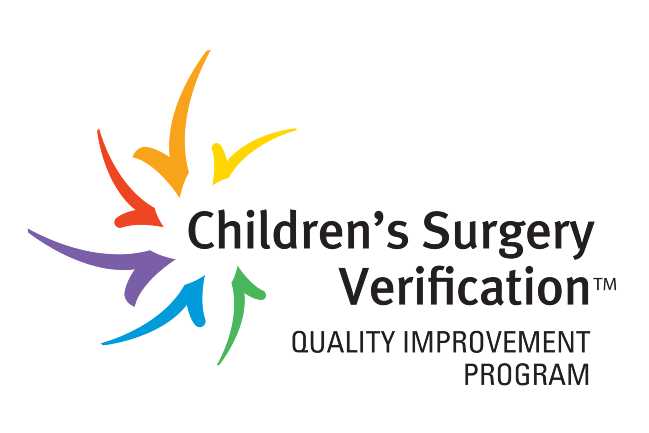 The logo for American College of Surgeons (ACS) Children’s Surgery Verification Quality Improvement Program.