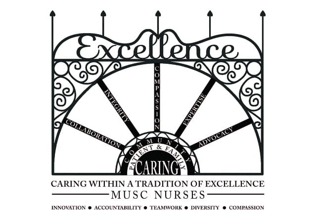 Gate image that represents MUSC nursing's professional practice model.