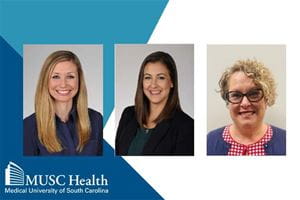 Stephanie Stansell, PhD, CTTS, NCTTP, Emily Ware, PharmD, and Cassie Frazier, DNP, APRN, NP-C.