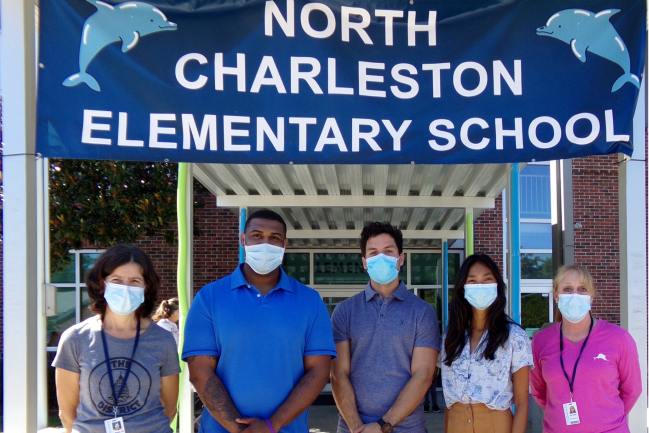 The CARES team at North Charleston Highschool.