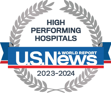Decorative image that reads Hi Performance Hospitals U.S. News and World Report 2023-2024 Urology