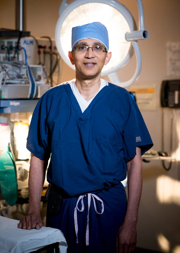 Prabhakar K. Baliga, M.D., Chief of the Division of Transplant Surgery at the Medical University of South Carolina