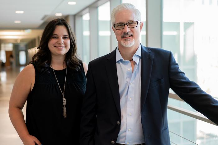 Jessican Huebschman and Dr. Christopher Cowan