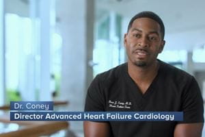 Director of MUSC Health's Adanced Heart Failure program, Dr. Coney speaking