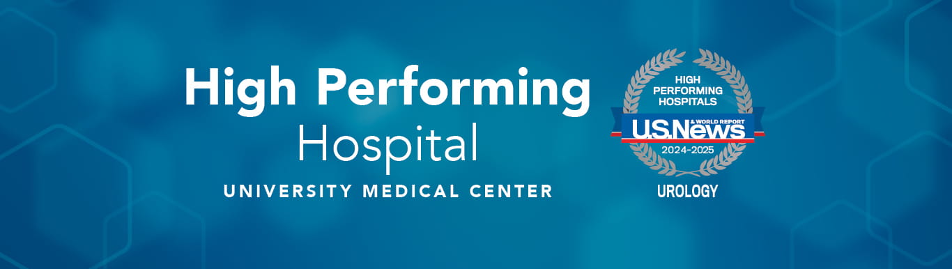 High Performing Hospital | University Medical Center | US News & World Report 2024-2025 Urology