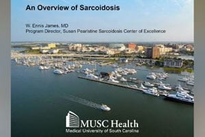 Video grab from a Vimeo video about sarcoidosis.