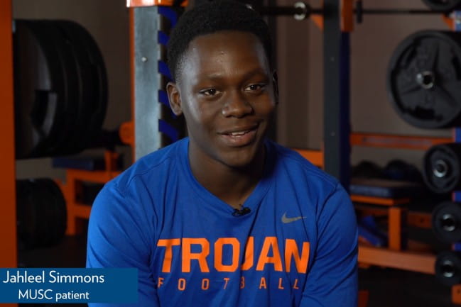 Jahleel Simmons, MUSC Patient