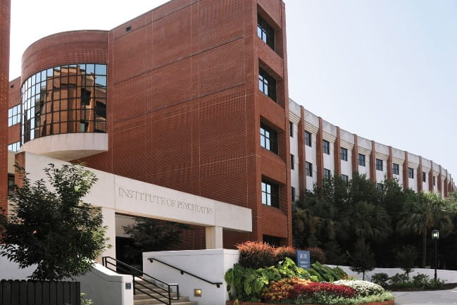 The front exterior of the MUSC Institute of Psychiatry.