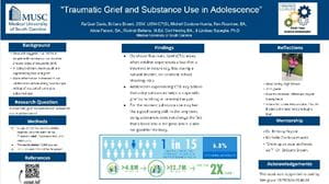 Research project: Traumatic grief and substance abuse in adolescence.