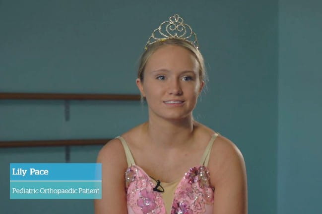 Lily shares how MUSC cared for her hip dysplasia.