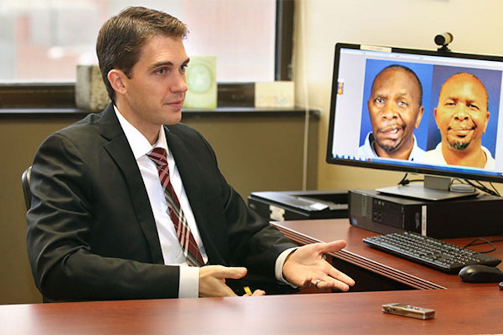Dr. Oyer explaining facial reanimation
