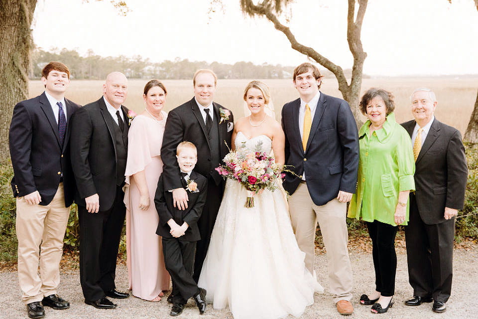 Immunotherapy at Hollings Cancer Center helped make it possible for Kerry Hardy (second from left) to be the best man at his son’s wedding. Photo courtesy of Kerry Hardy