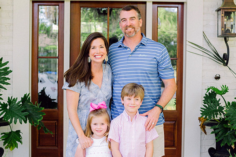 Whitney Klomparens and family.