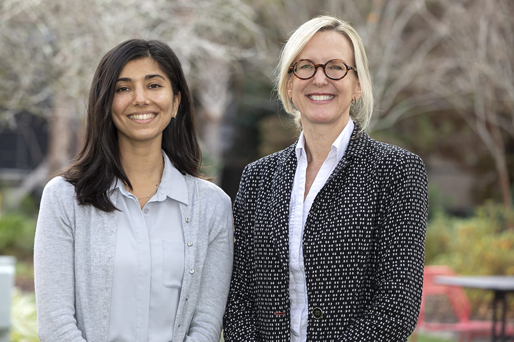 Dr. Tanya Saraiya (left) and Dr. Sudie Back (right). Photograph by Sarah Pack.