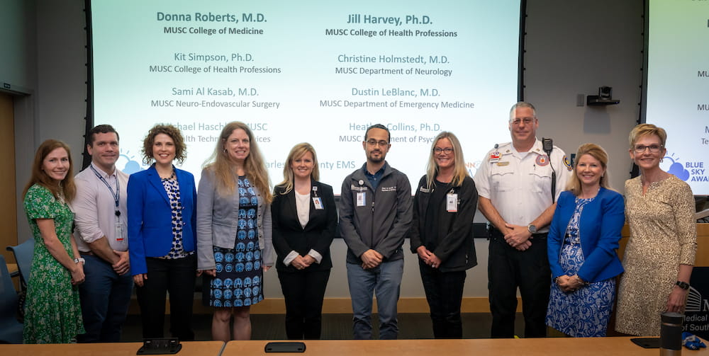 Portable MRI-equipped Ambulance Team Blue Sky Award Winner